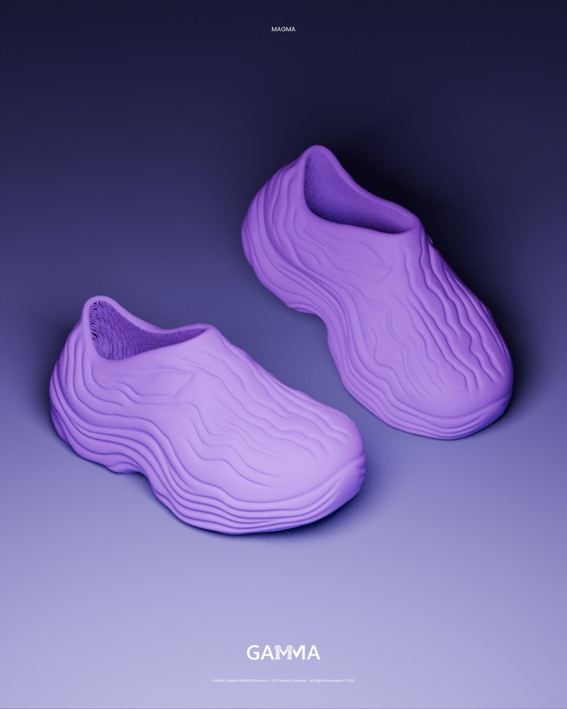 Magma in lilac, pair