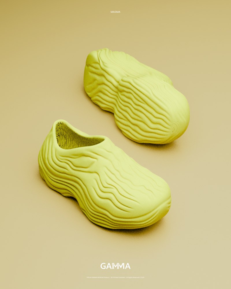Magma in lime, pair